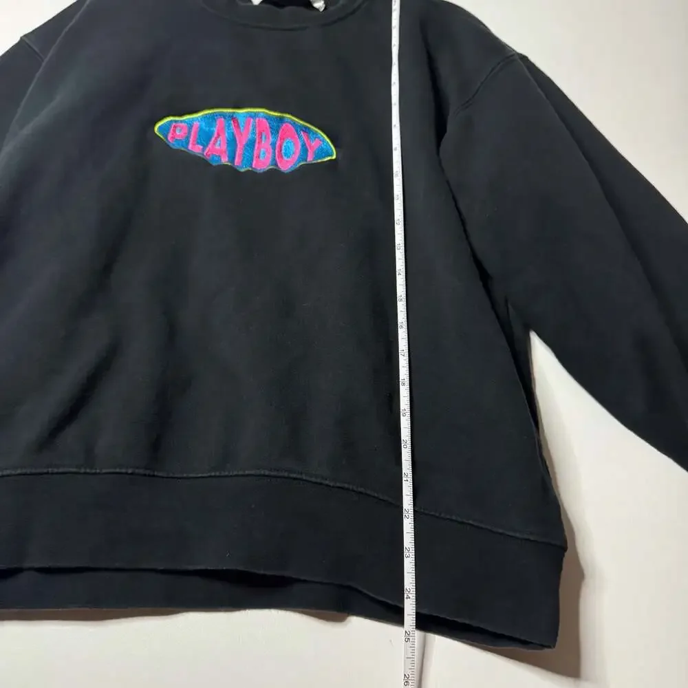 PLAYBOY x PacSun Private Party Embroidered Mens Large Crew Neck Sweatshirt